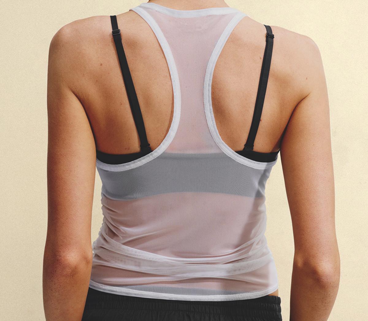 NikeNike Sheer TankWhite Black