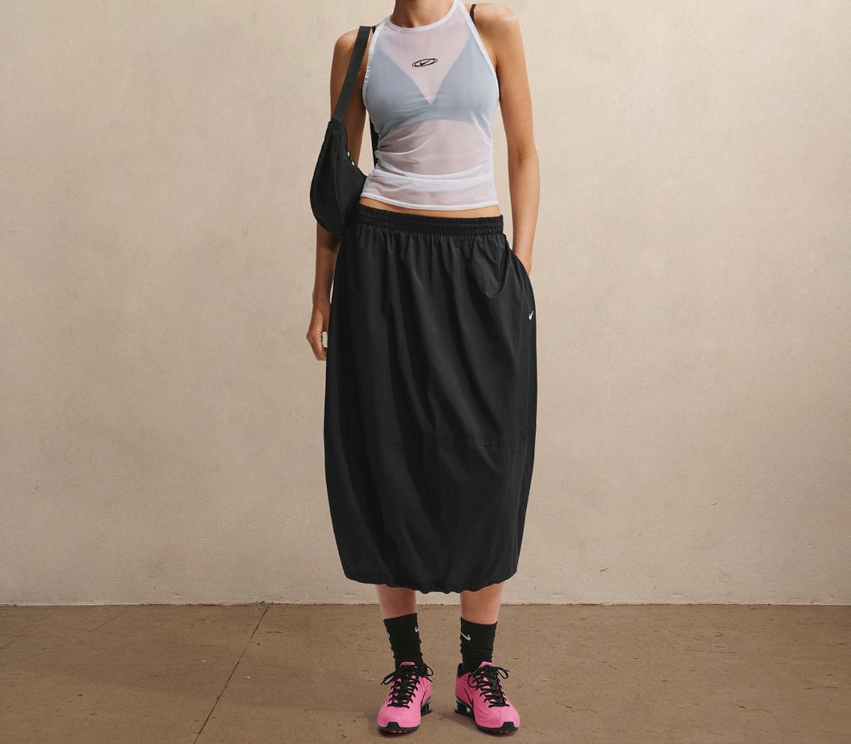 NikeNike Sheer TankWhite Black