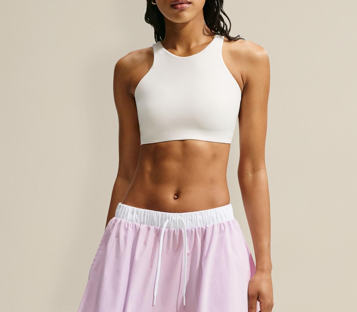 NikeNike Poplin Mini SkirtBleached Lilac White