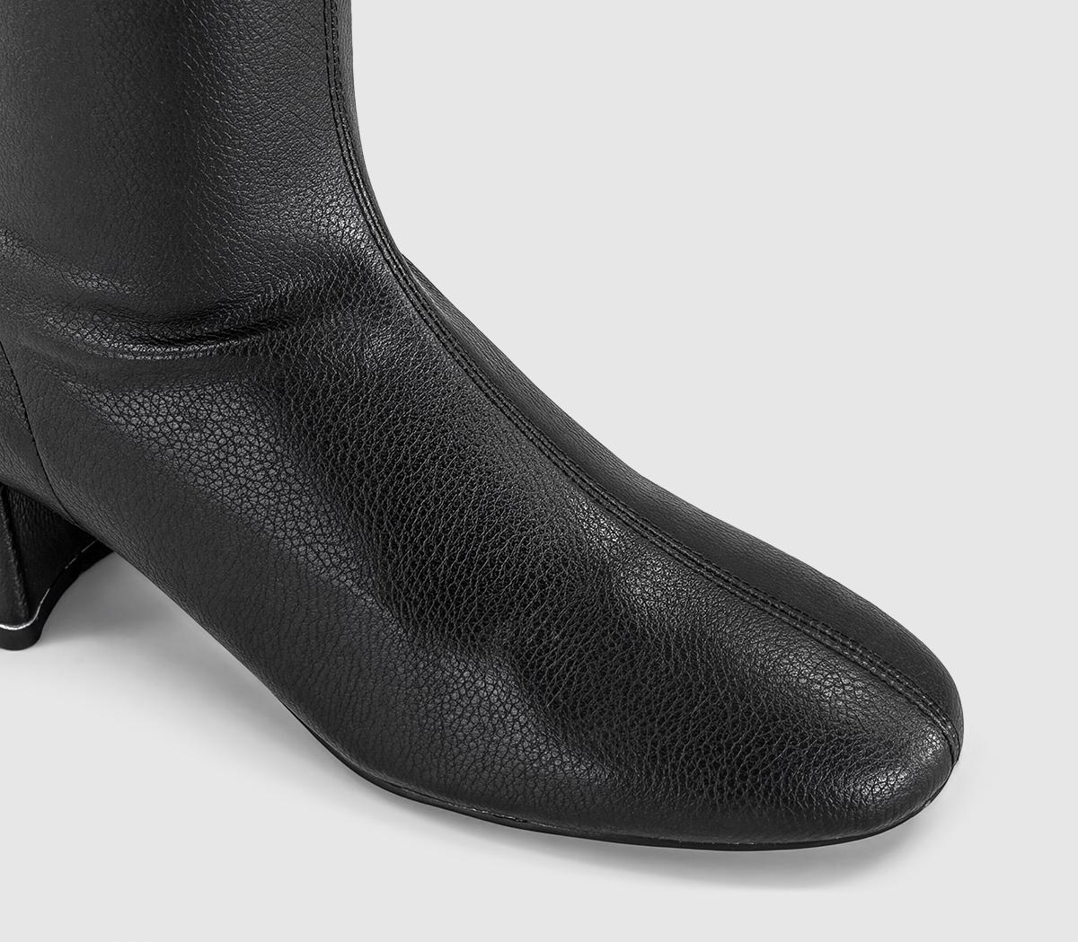 OFFICEKutie - Stretch Knee BootBlack
