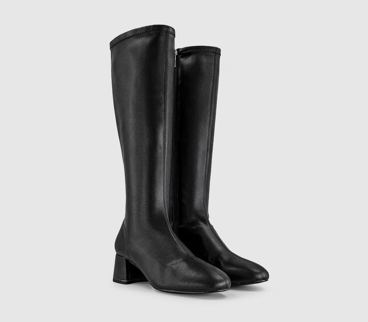 OFFICEKutie - Stretch Knee BootBlack