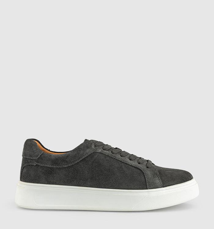OFFICE Circuit Wedge Trainers Grey Suede