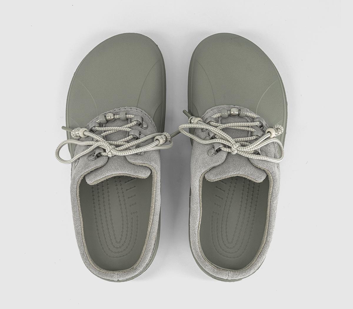 CrocsAxle Suede MuleElephant