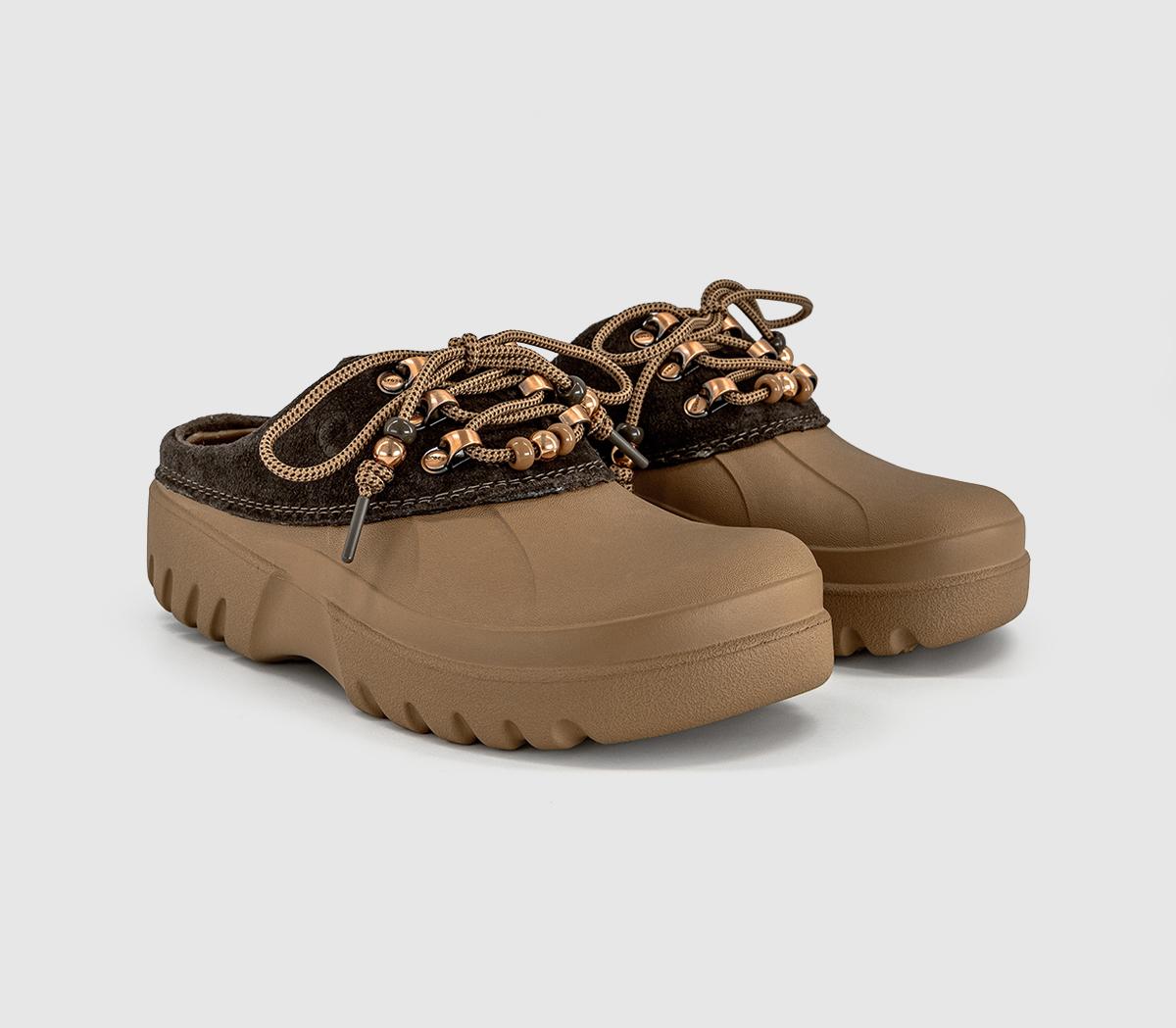 CrocsAxle Suede MuleSepia Dark Chocolate