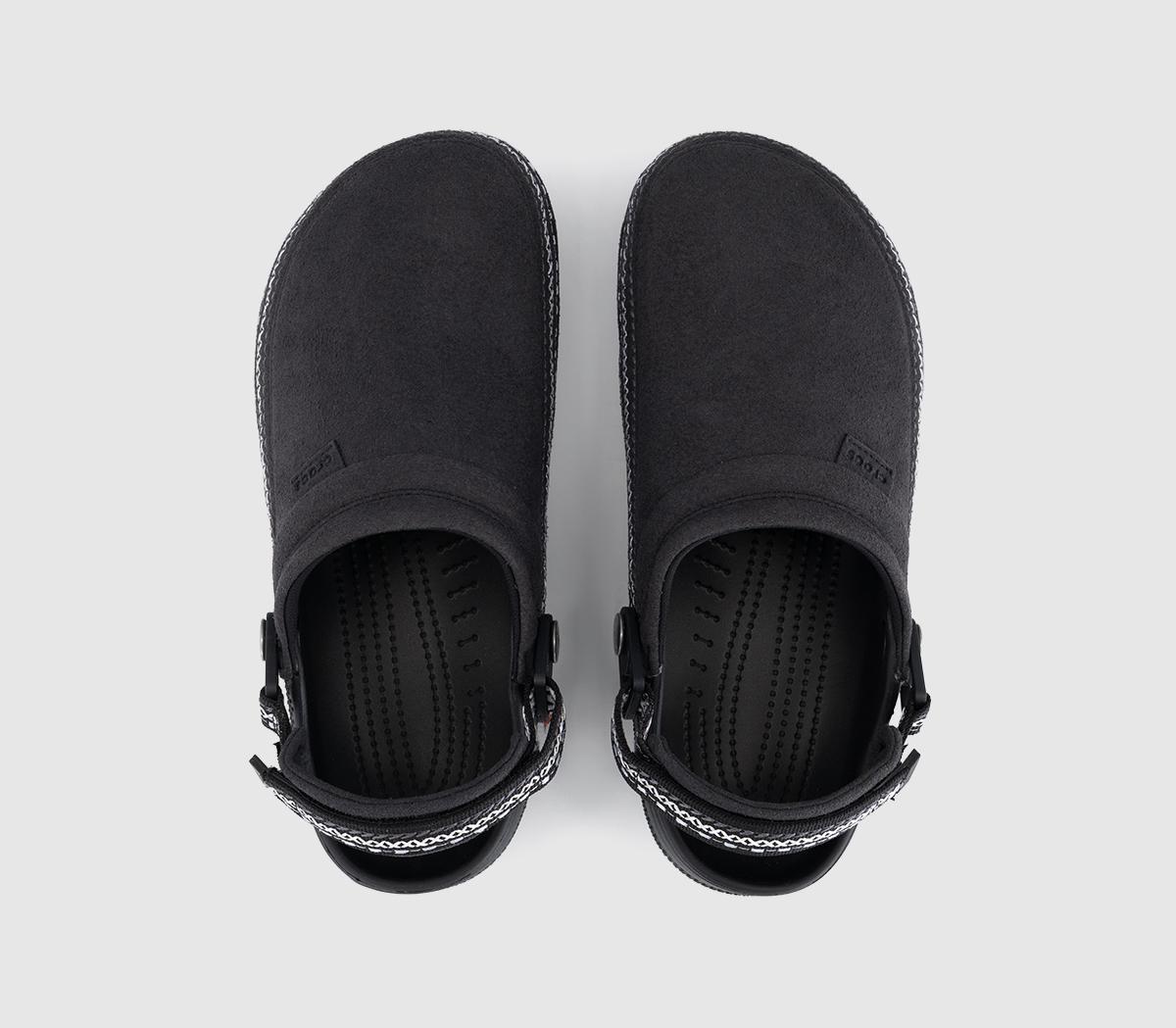 CrocsClassic Vegan Suede Stich ClogBlack