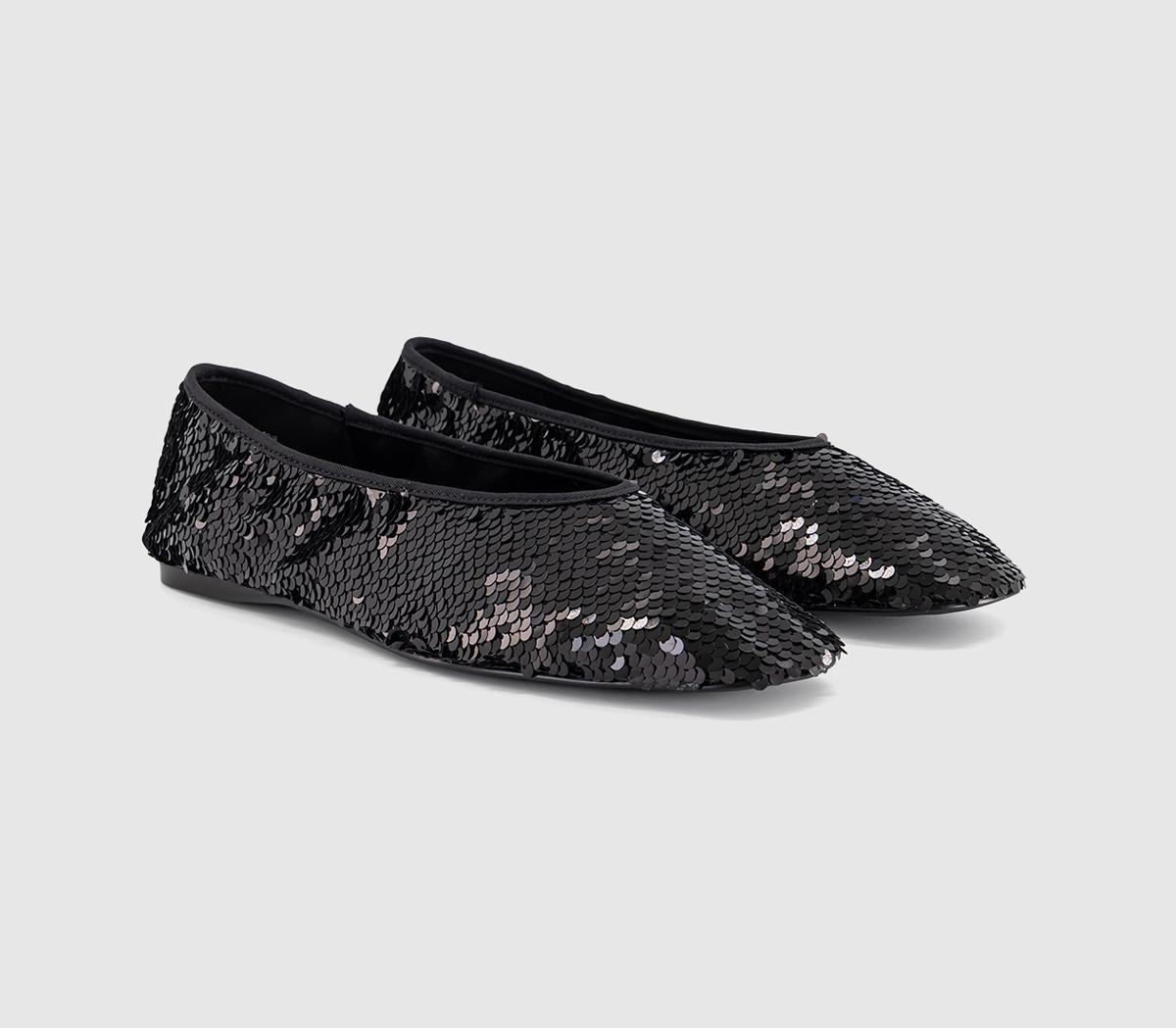 OFFICEFrivolous - Sequin BalletBlack Sequin