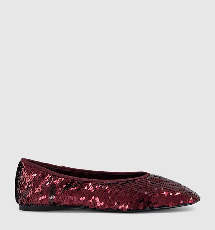OFFICE Frivolous - Sequin Ballet Burgundy Sequin