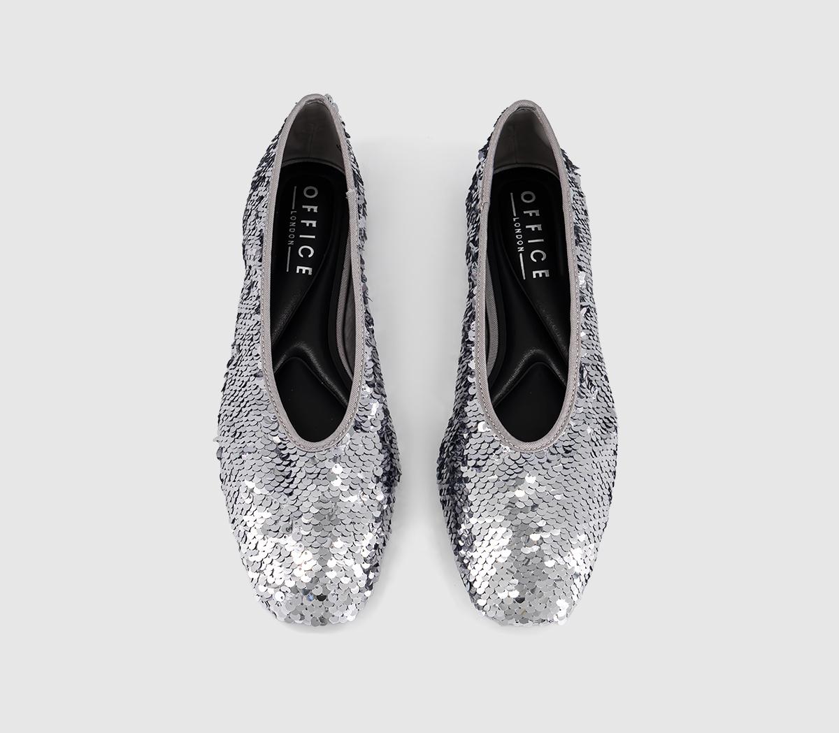 OFFICEFrivolous - Sequin BalletSilver Sequin