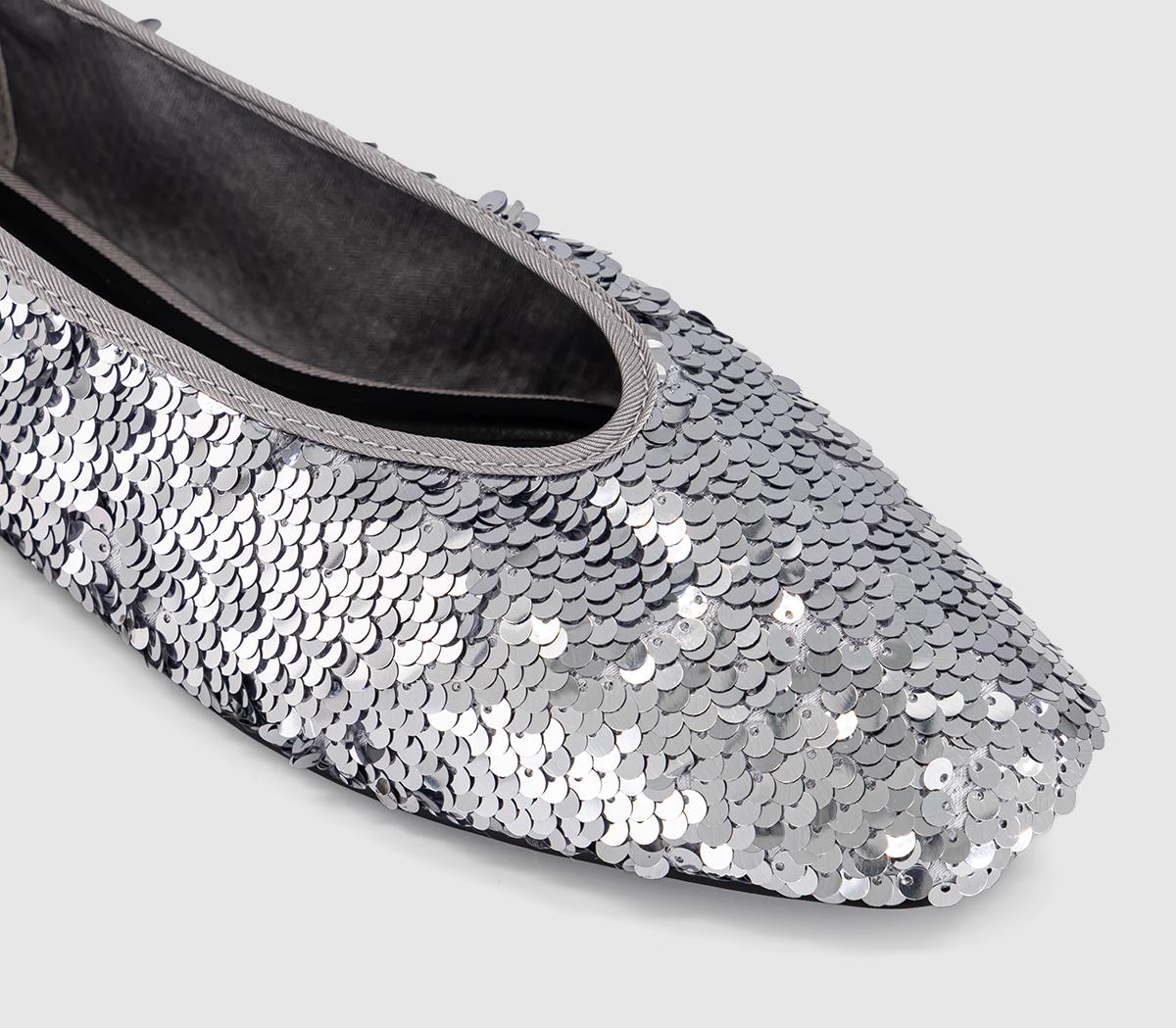 OFFICEFrivolous - Sequin BalletSilver Sequin