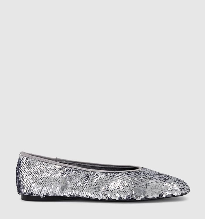 OFFICE Frivolous - Sequin Ballet Silver Sequin