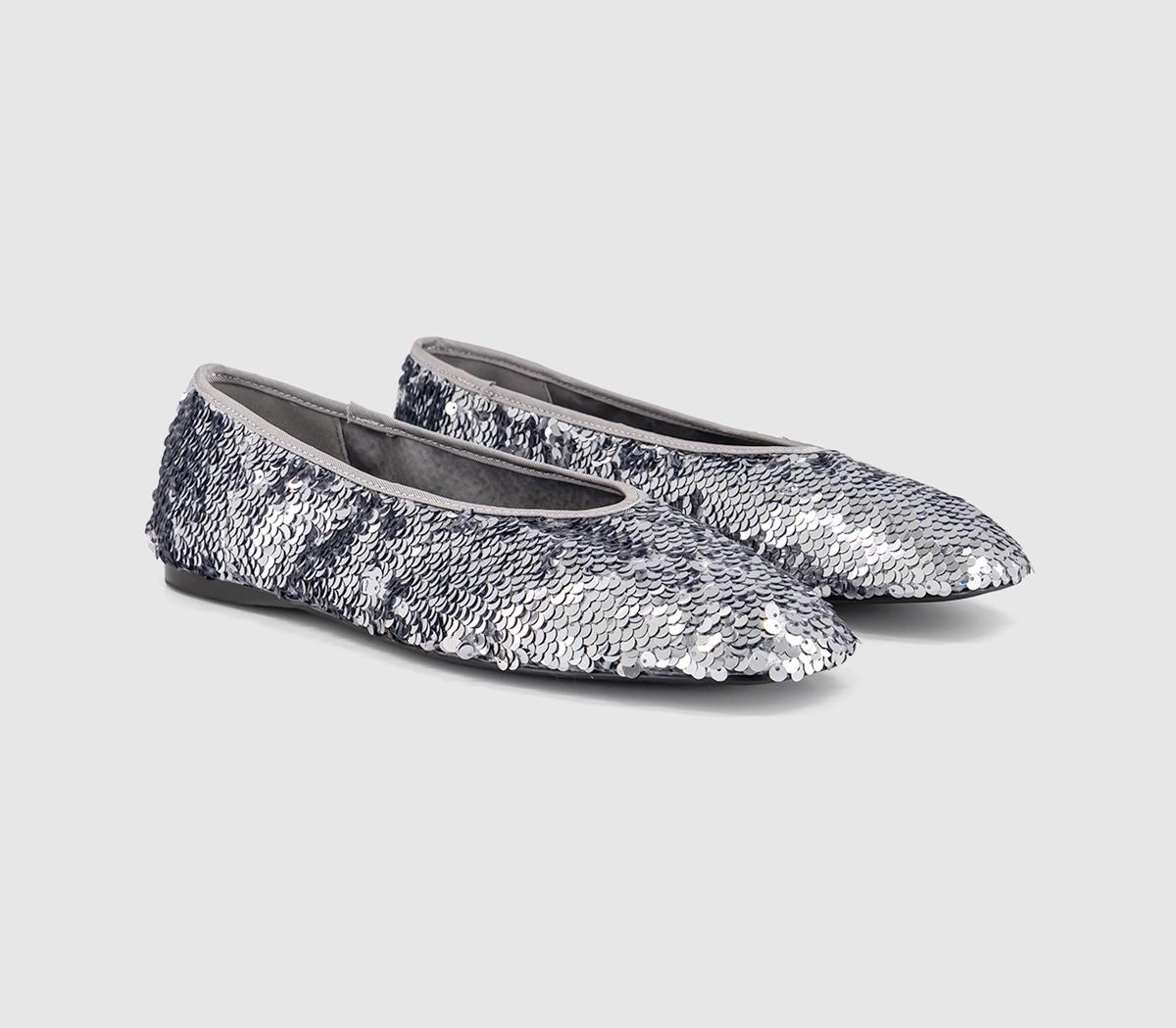 OFFICEFrivolous - Sequin BalletSilver Sequin