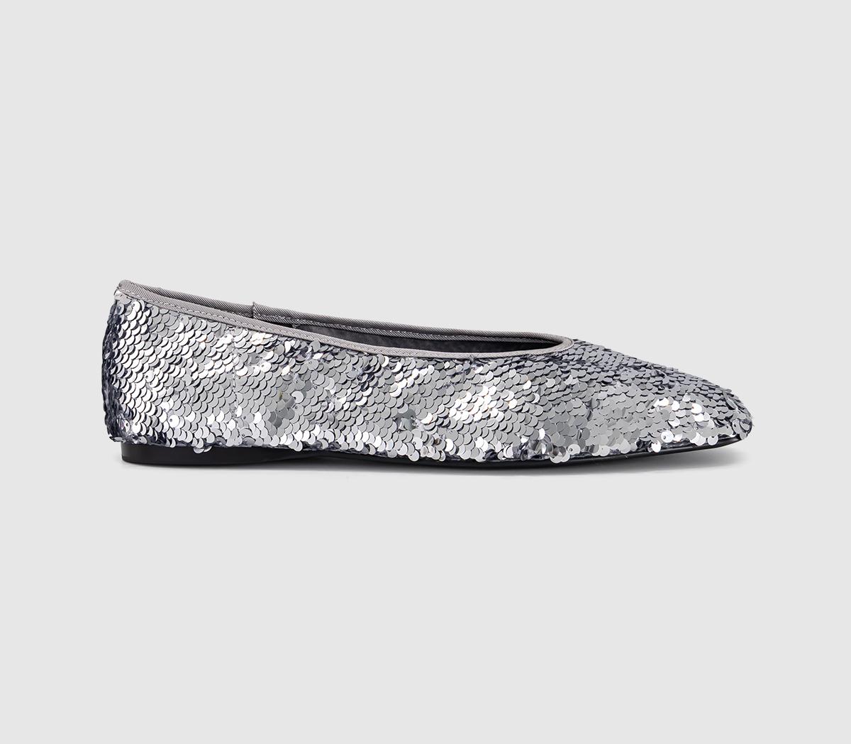 OFFICEFrivolous - Sequin BalletSilver Sequin