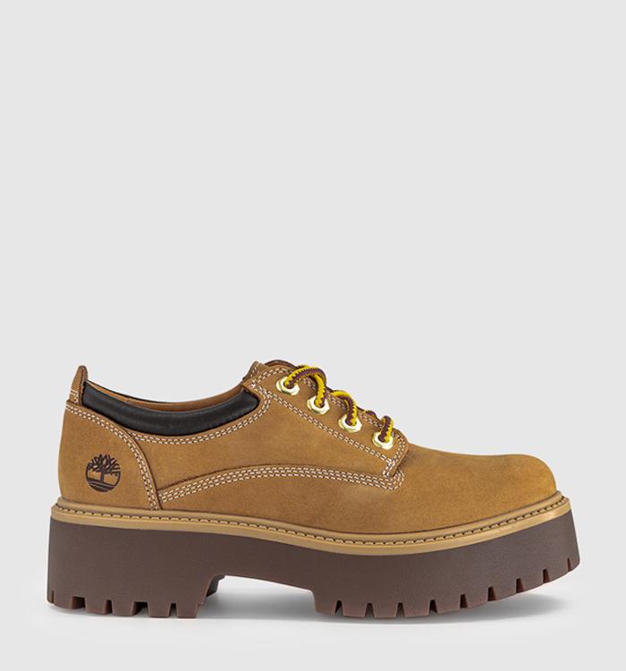 Timberland Oxford Stone Street Shoes Wheat Nubuck