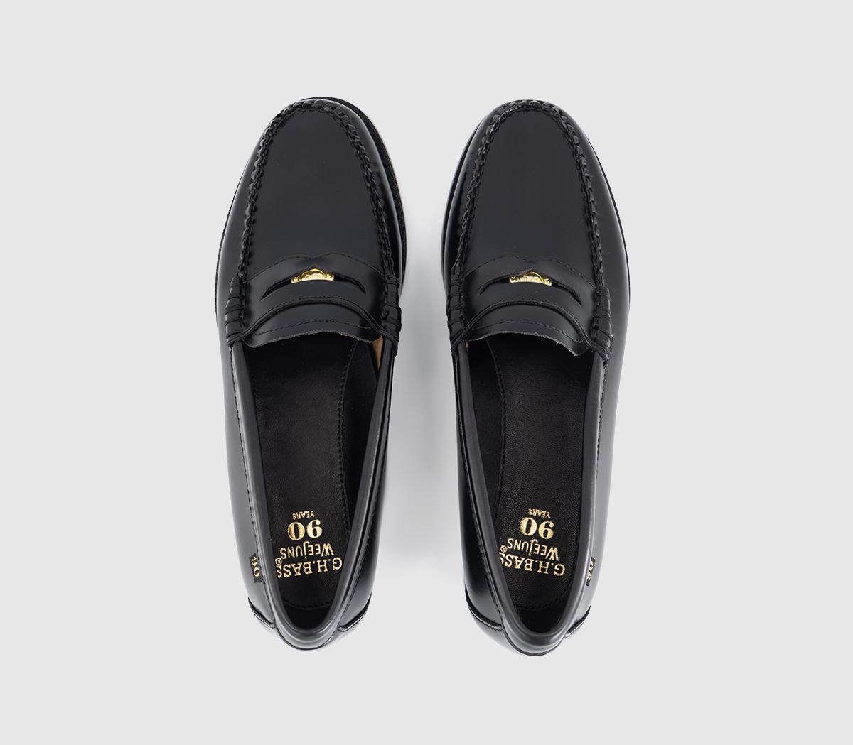 G.H Bass & CoWeejun Anniversary Penny LoafersBlack Leather