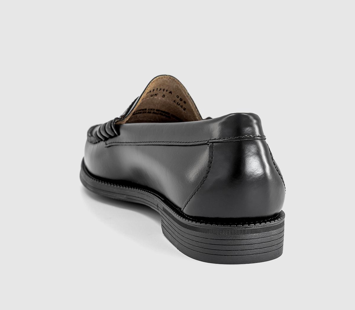 G.H Bass & CoEasy Weejun Flag LoafersBlack Leather