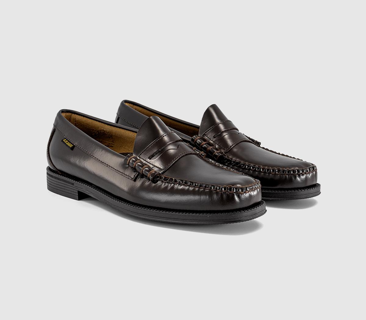 G.H Bass & CoEasy Weejun Flag LoafersChocolate Leather