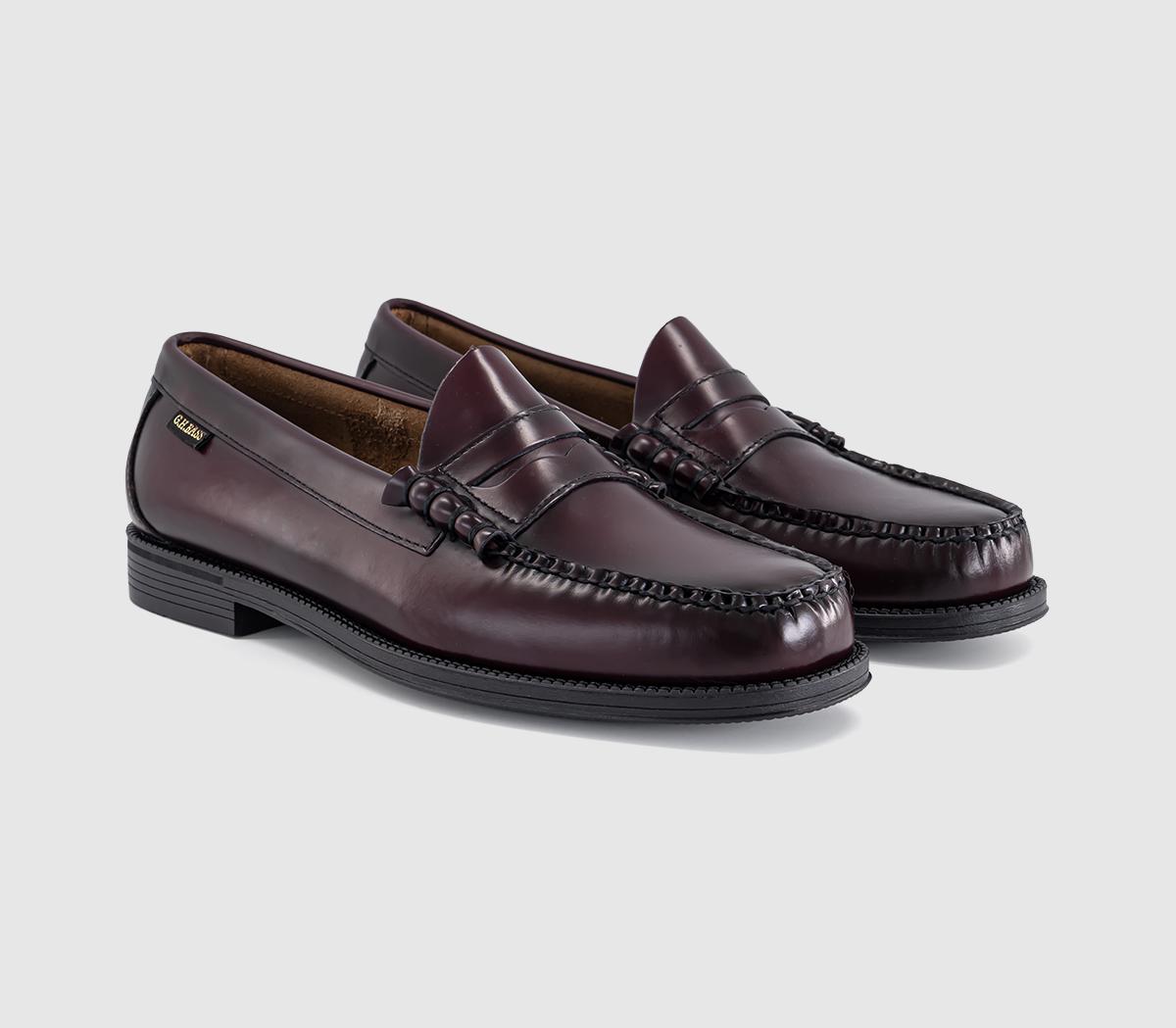 G.H Bass & CoEasy Weejun Flag LoafersBurgundy