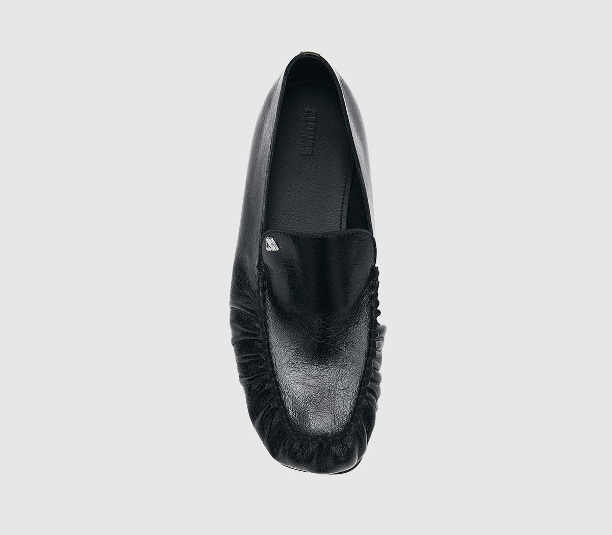 ALOHASGabe Rift LoafersBlack Leather