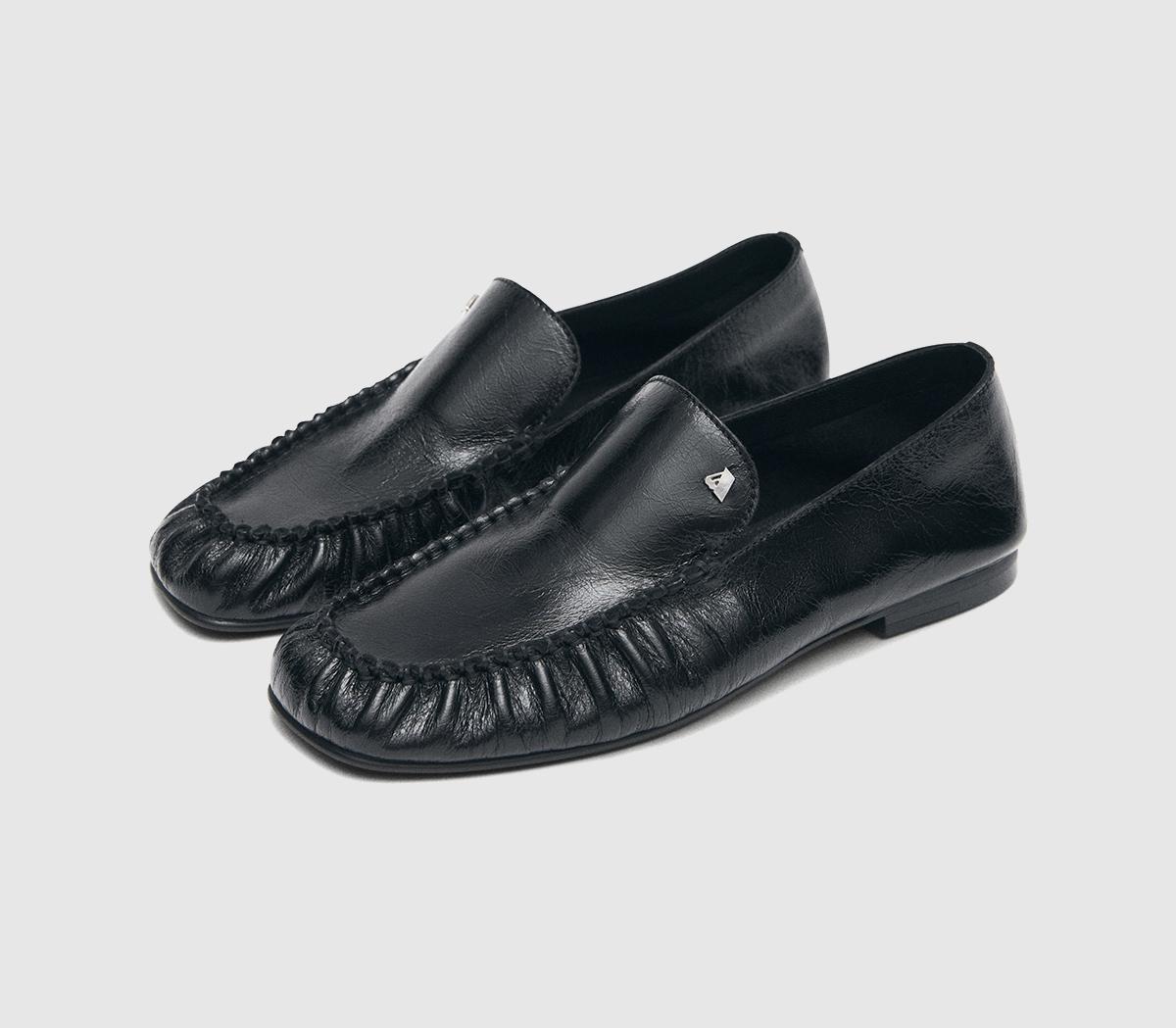 ALOHASGabe Rift LoafersBlack Leather