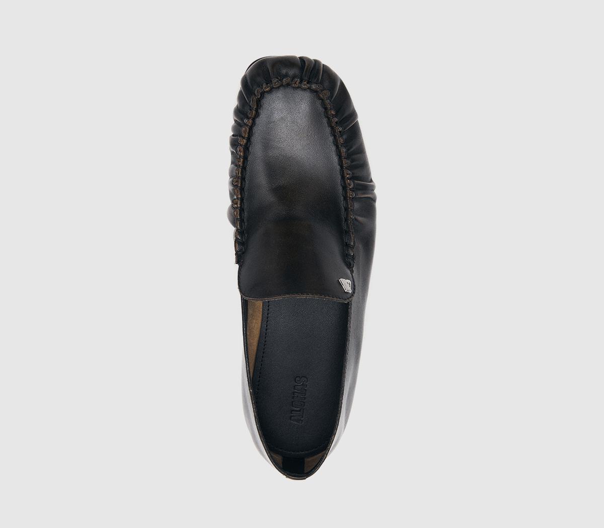 ALOHASGabe Rift LoafersVintage Effect Brown Leather