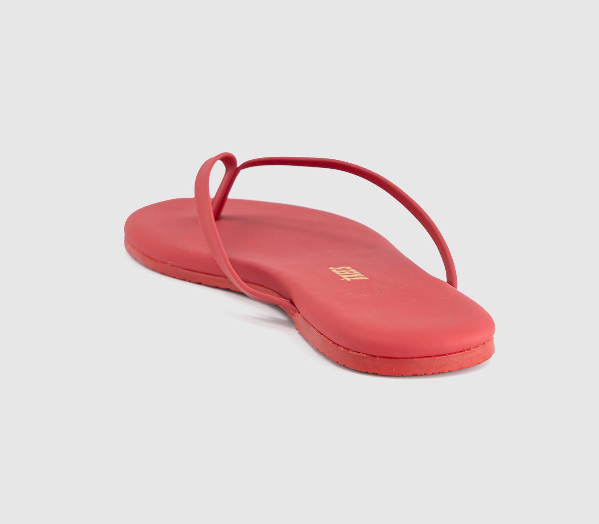TKEESSolids Flip FlopsRed