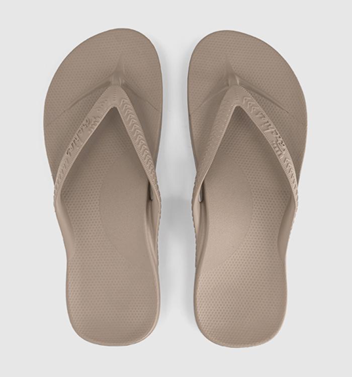 Archies Archies Flip Flops Taupe