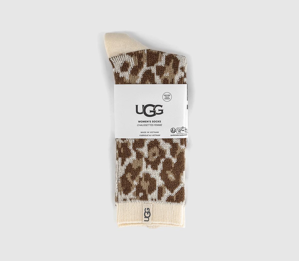 UGGGianni Crew SocksJasmine Leopard