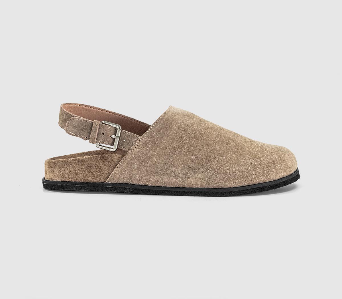 EARTHADDICTEarth Addict: Eclipse - Slingback ClogsBeige Suede