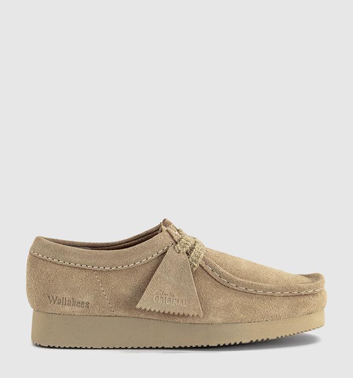 Clarks Originals Wallebee Lite Trainers Maple Suede