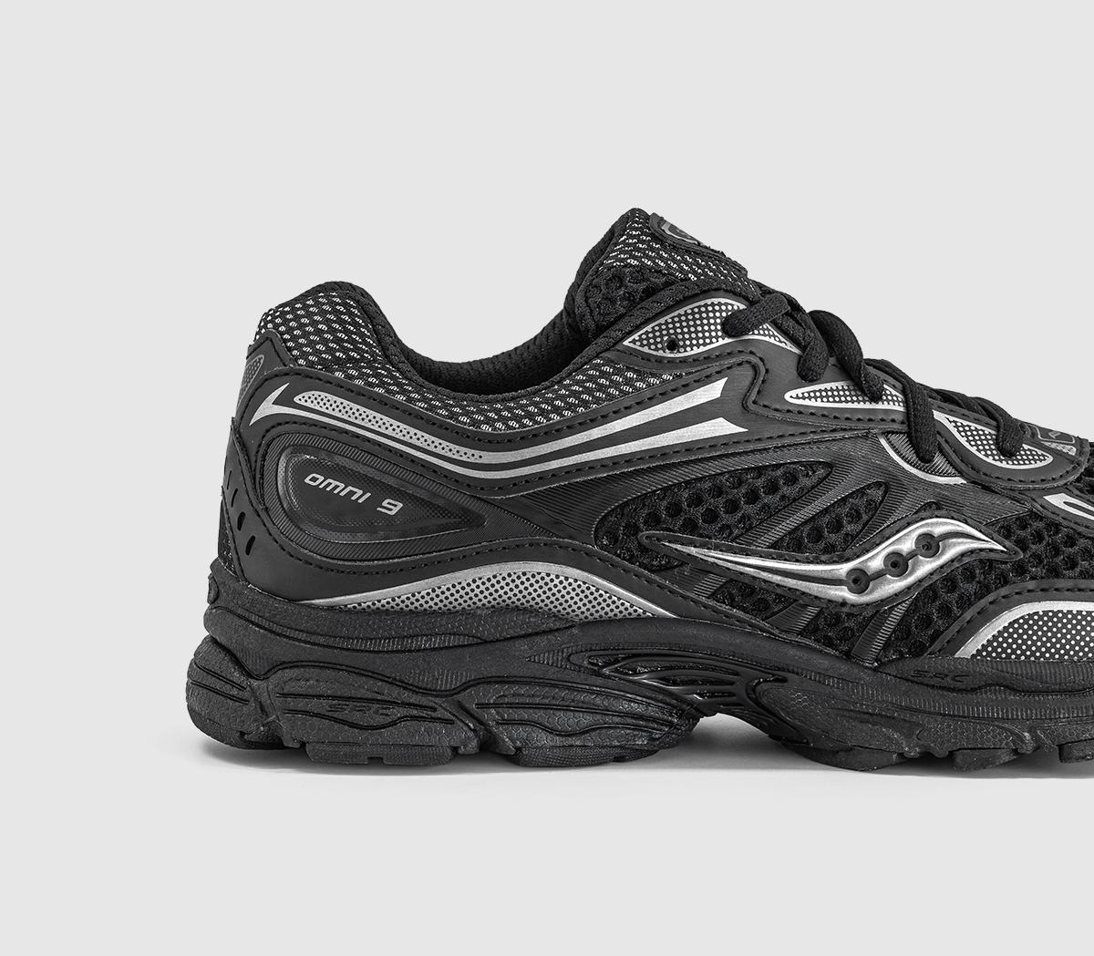 SauconyOmni 9 Gs TrainersBlack Gunmetal