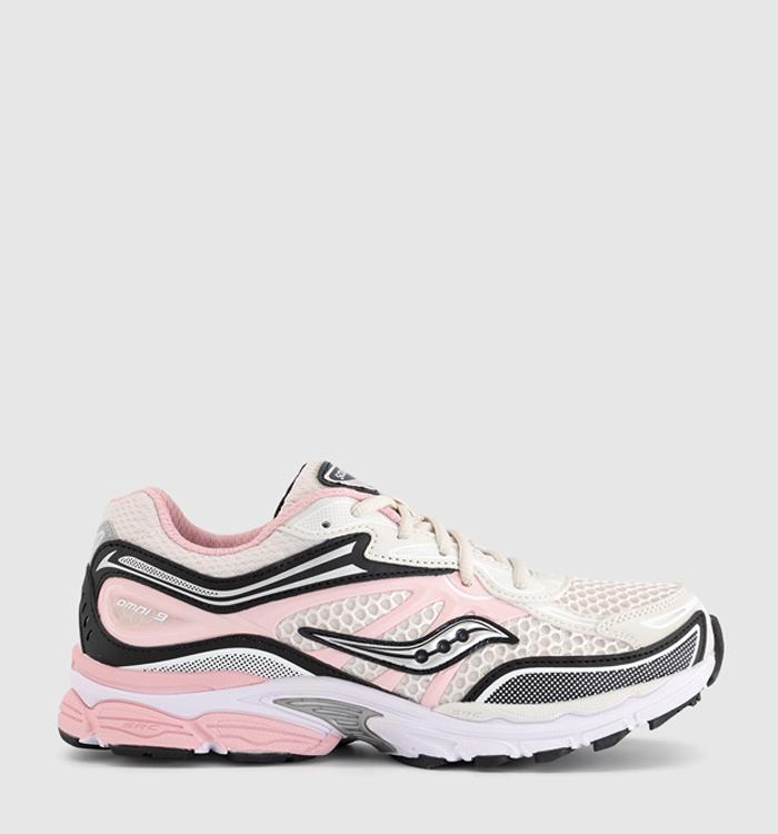 Saucony Omni 9 GS Trainers Ivory Pink