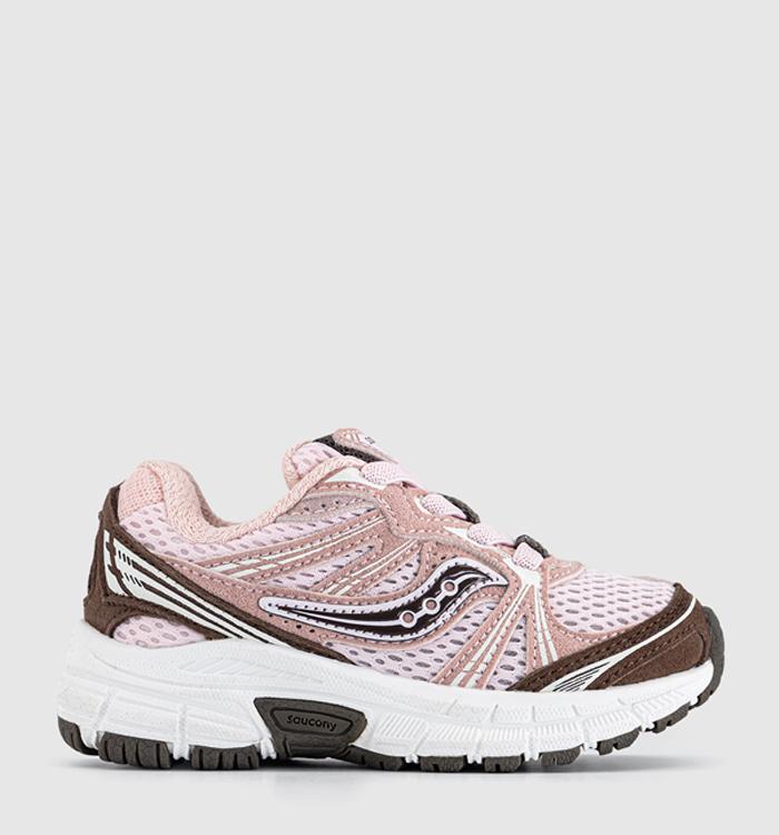 Saucony Grid Legacy Infant Trainers Pink Chocolate