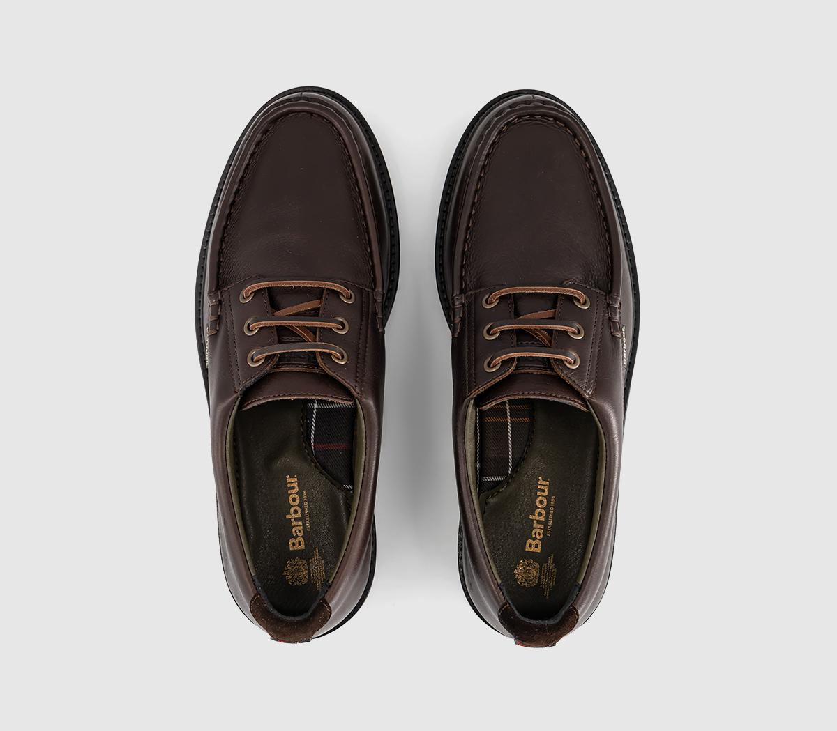 BarbourPaxton Apron Derby ShoeDark Brown
