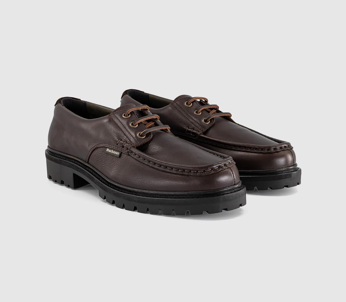 BarbourPaxton Apron Derby ShoeDark Brown