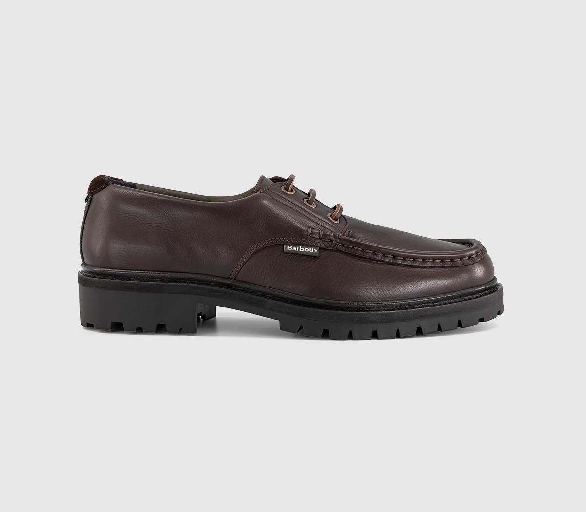 BarbourPaxton Apron Derby ShoeDark Brown