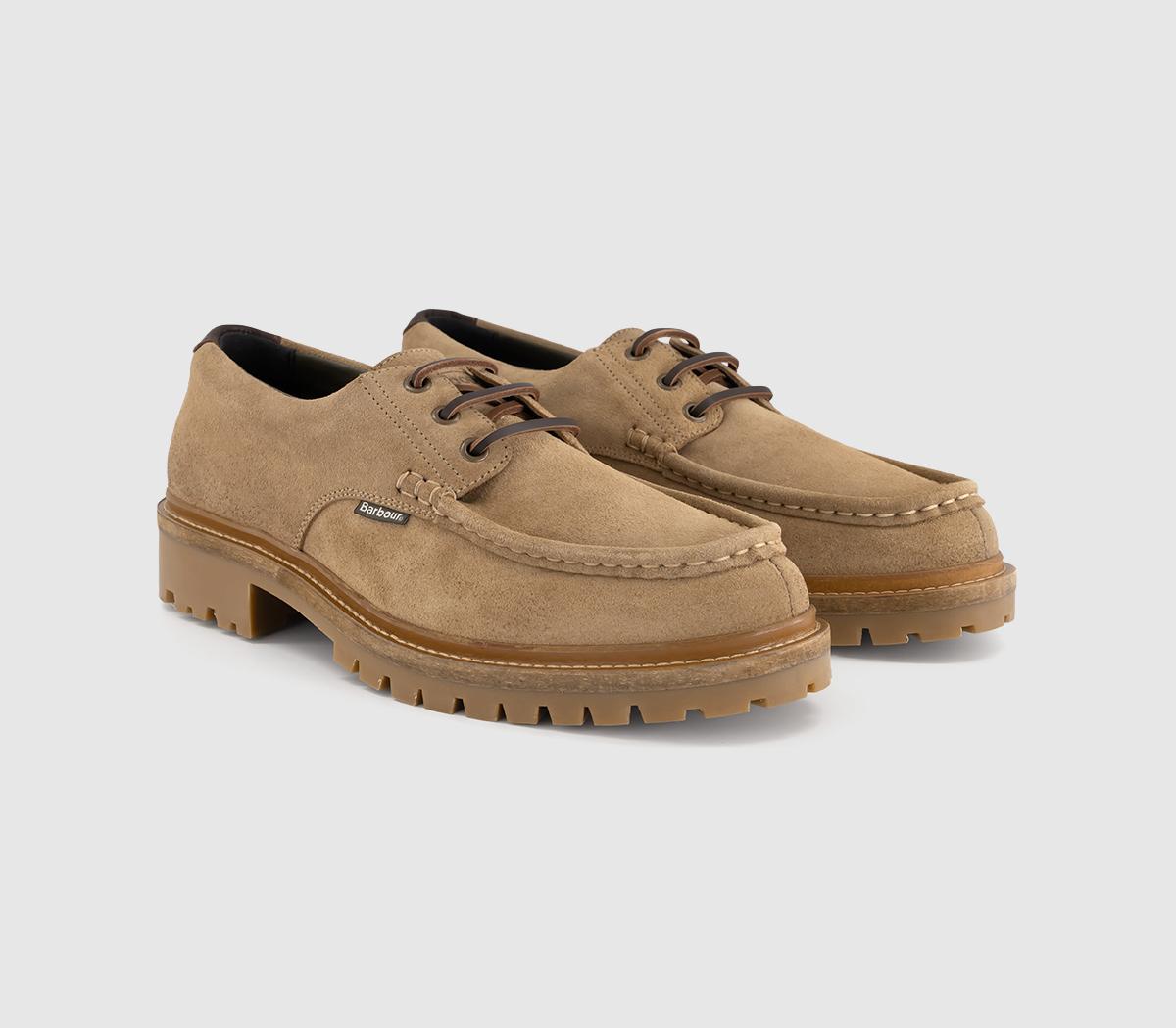 BarbourPaxton Apron Derby ShoeTaupe Suede