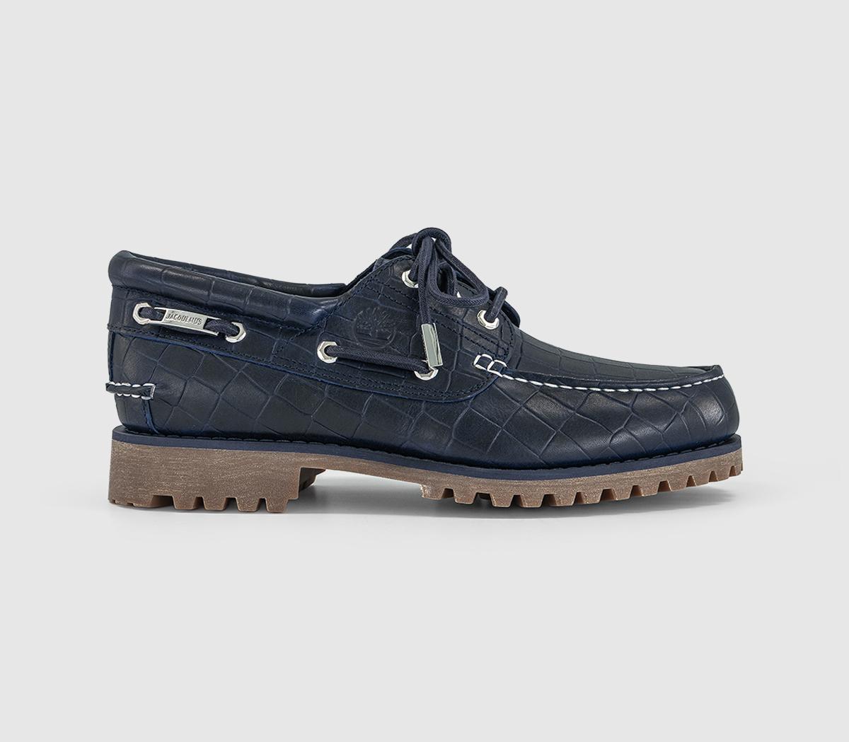 TimberlandTimberland Authentic 3 Eye Lug Boat Shoe FJacquemus Navy Croc