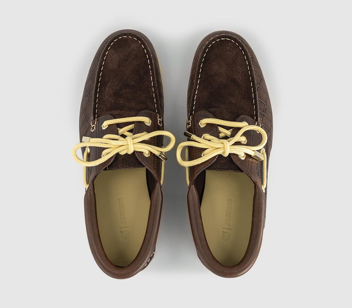 Timberland3 Eye Lug Boat ShoeJacquemus Dark Brown Crocbrown