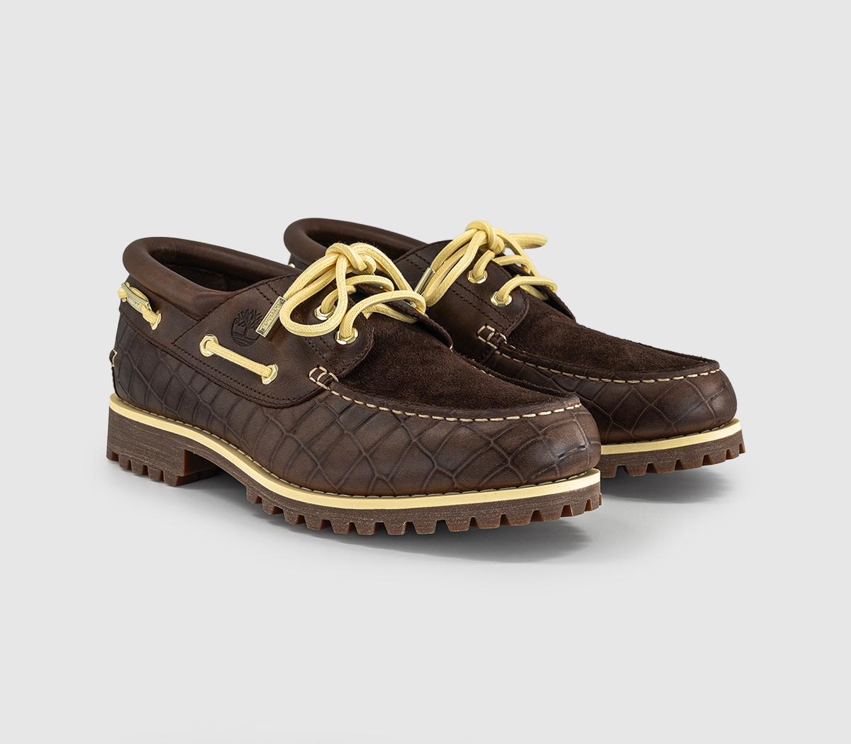 Timberland3 Eye Lug Boat ShoeJacquemus Dark Brown Crocbrown