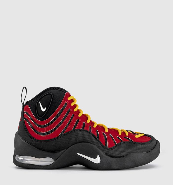 Nike Air Bakin High Varsity Red White Varsity Maize Black