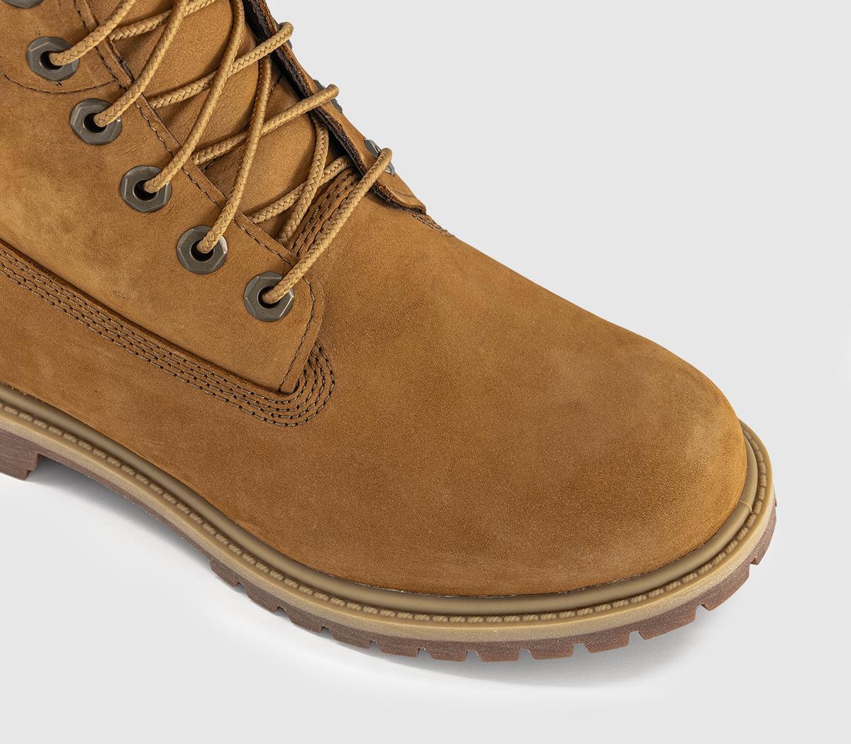 Timberland6 Inch Lace Boots Double TongueWheat Nubuck
