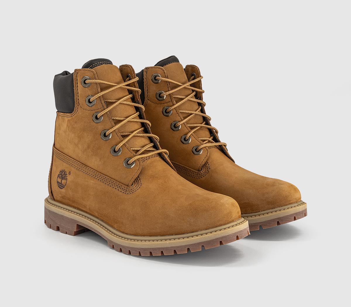 Timberland6 Inch Lace Boots Double TongueWheat Nubuck