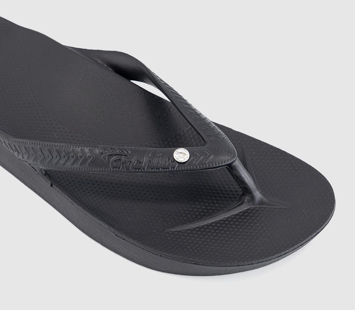 ArchiesArchies Crystal Flip FlopsBlack