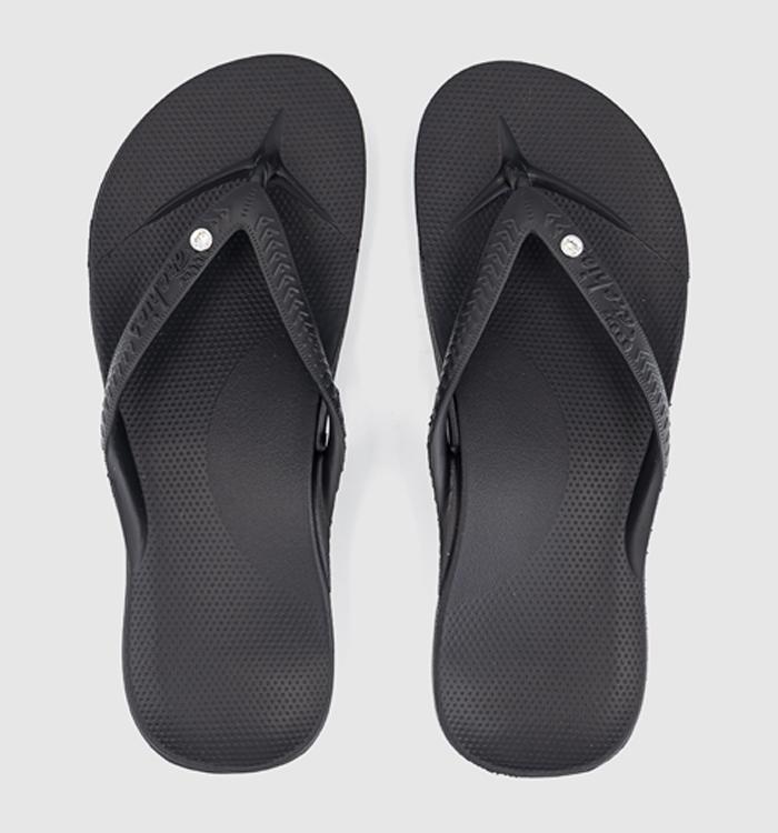 Archies Archies Crystal Flip Flops Black