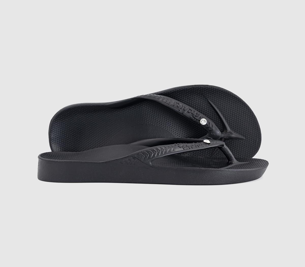 ArchiesArchies Crystal Flip FlopsBlack
