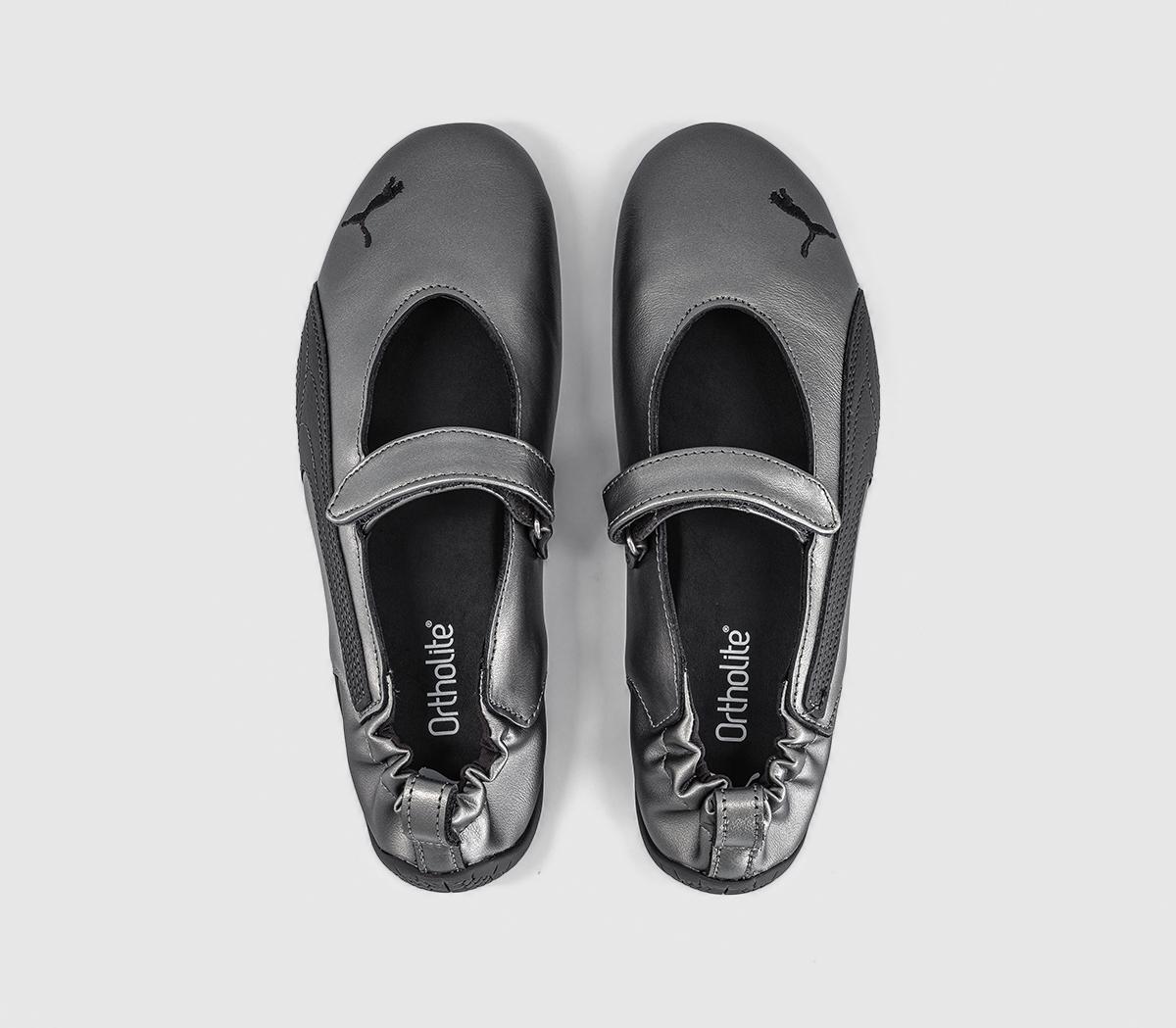 PUMASpeedcat Ballet Fleur TrainersAged Silver Flat Dark Grey