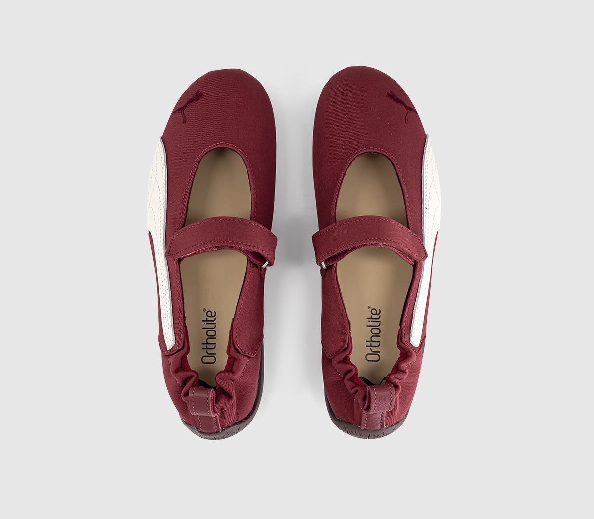 PUMASpeedcat Ballet Fleur TrainersWine Red White