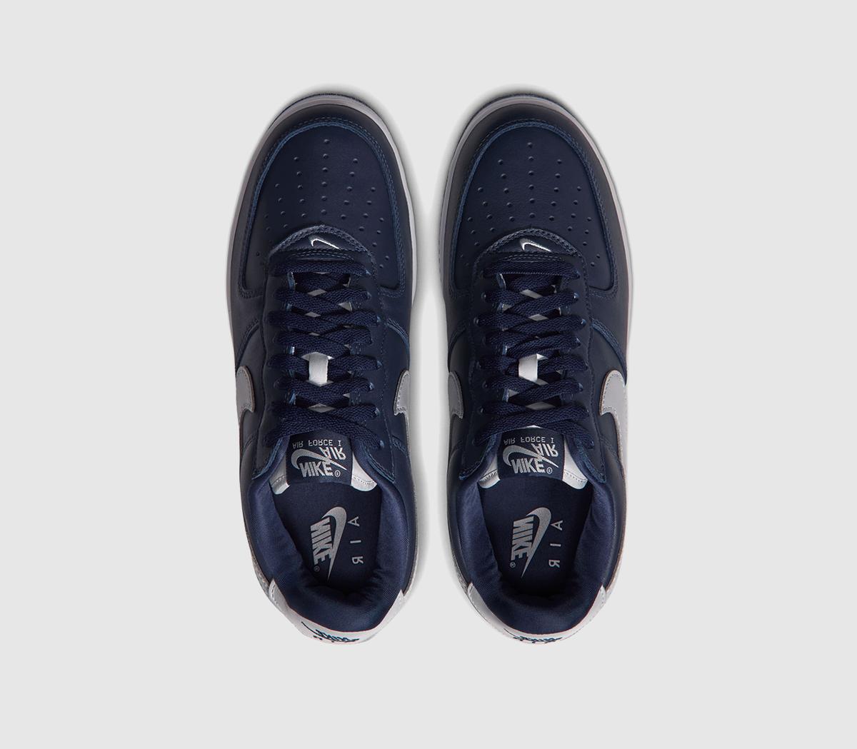 NikeAir Force 1 01 TrainersCollege Navy Light Smoke Grey