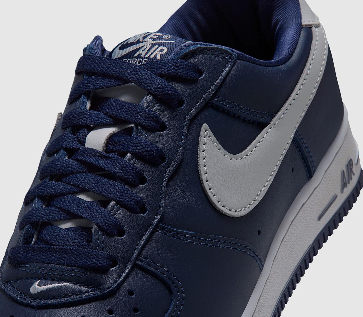 NikeAir Force 1 01 TrainersCollege Navy Light Smoke Grey