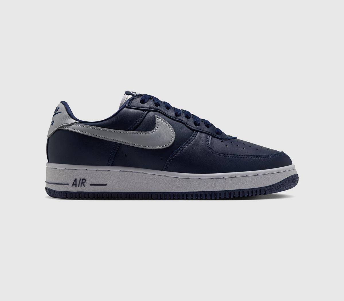 NikeAir Force 1 01 TrainersCollege Navy Light Smoke Grey